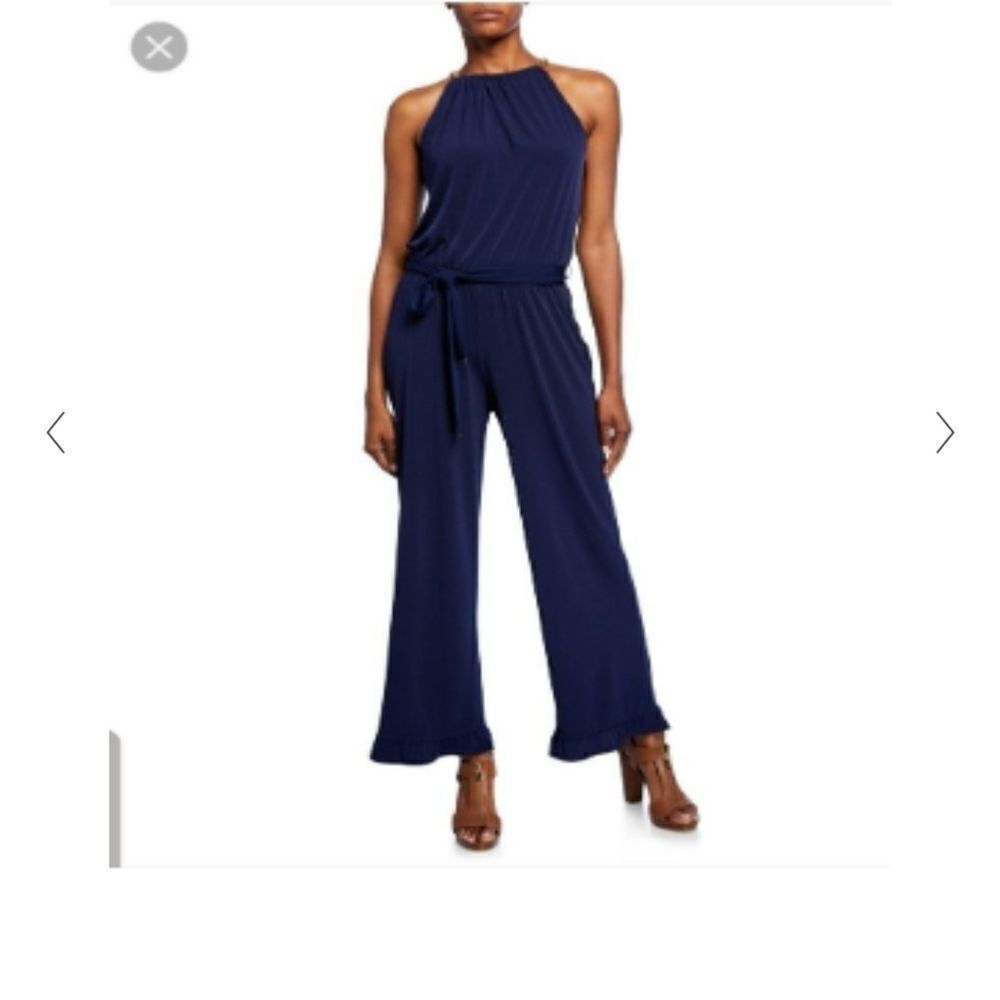 Michael Kors‎ Chain Halter Neck Jumpsuit NWT Size S